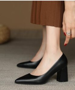 Giày nữ cao cấp da bò - SGN01