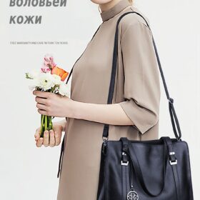 Túi xách nữ hàng hiệu cao cấp - túi xách công sở túi xách da bò - STX301 (2)