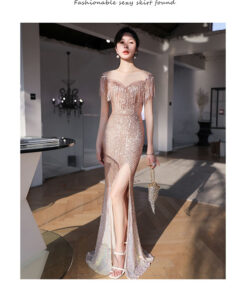Đầm xòe cao cấp kiểu Hàn Quốc - Đầm dạ hội cao cấp - VDH24