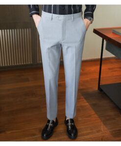 Quần tây công sở cao cấp màu xám trắng - QT4 (4)