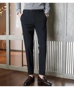 Quần tây nam cao cấp TPHCM màu đen - QT03 (3)