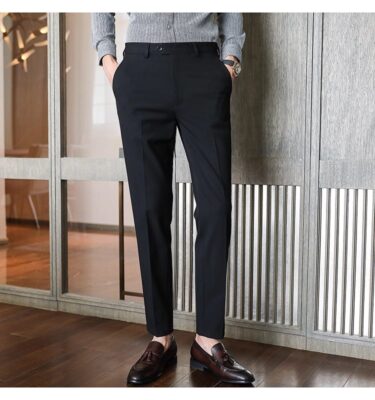 Quần tây nam cao cấp TPHCM màu đen - QT03 (3)