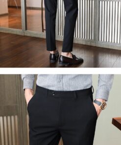 Quần tây nam cao cấp TPHCM màu đen - QT03 (3)