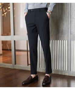 Quần tây nam cao cấp TPHCM màu đen - QT03 (3)