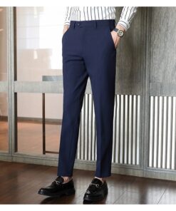 Quần tây nam đẹp màu đen than - QT05 (3)