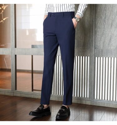 Quần tây nam đẹp màu đen than - QT05 (3)