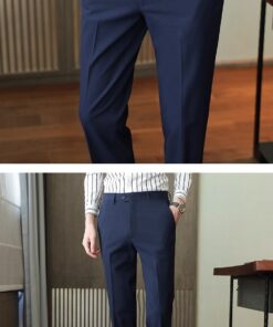 Quần tây nam đẹp màu đen than - QT05 (3)