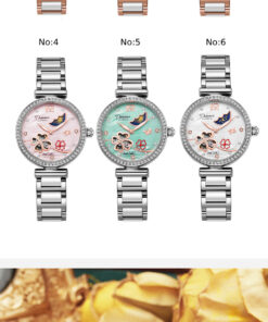 Đồng hồ nữ hàng hiệu chính hãng cơ tuwj động - DH201 (1)