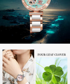 Đồng hồ nữ hàng hiệu chính hãng cơ tuwj động - DH201 (1)