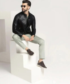 Áo Da Bò áo khoách nam hàng hiệu - AD149 (2)