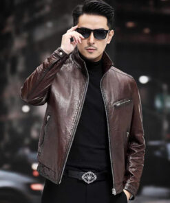 Áo da nam hàng hiệu cao cấp - AD136 (3)