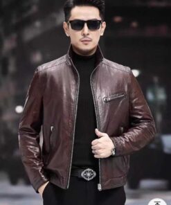 Áo da nam hàng hiệu cao cấp - AD136 (3)