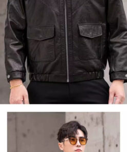 Áo khoác da nam chính hãng - AD138 (1)