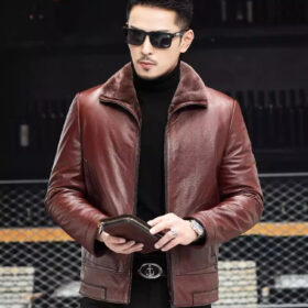 Giá áo khoác da that - AD134 (2)