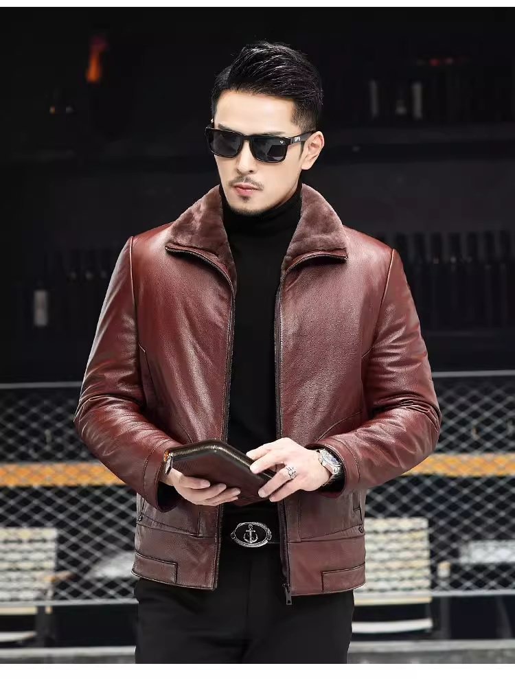 Giá áo khoác da that - AD134 (2)