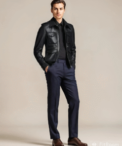 Tìm áo da bò nam hàng hiệu - AD150 (5)