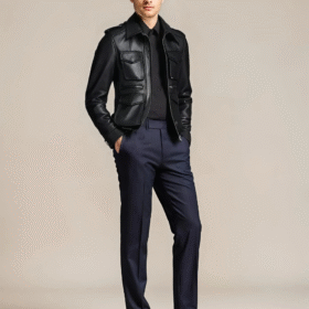 Tìm áo da bò nam hàng hiệu - AD150 (5)