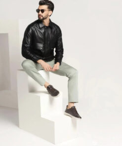 Tìm Áo Da Bò Nam hàng hiệu - AD158 (7)