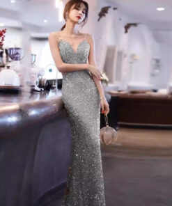 Váy yếm dài đuôi cá ôm sát - VDH124 (5)