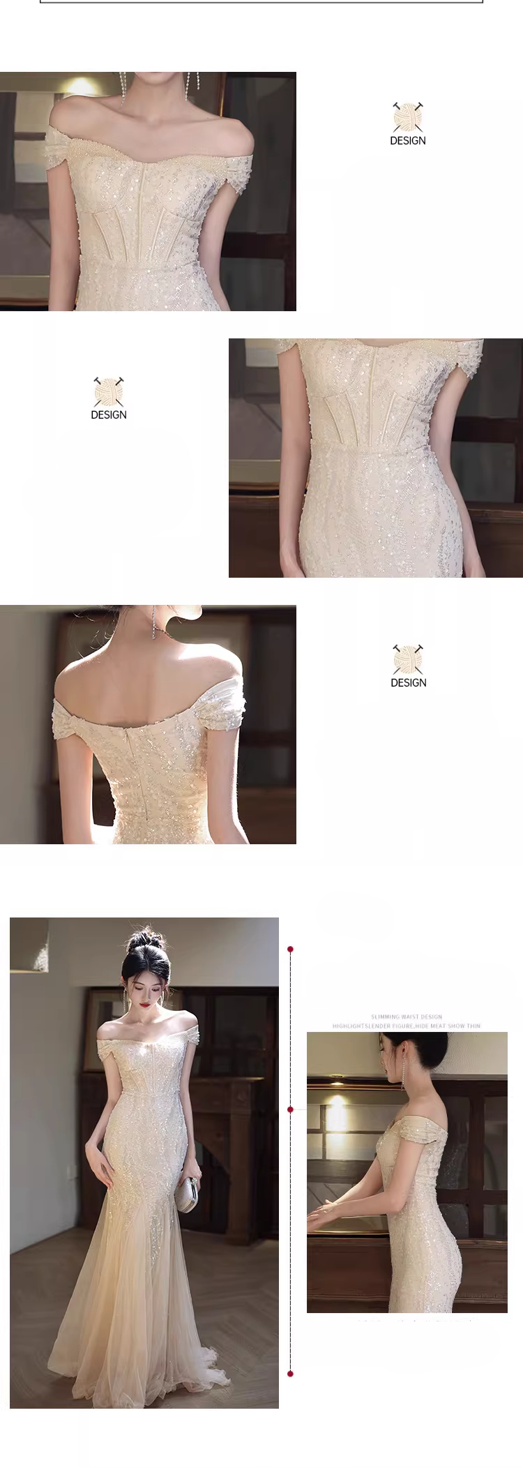 Địa chỉ bán đầm dạ hội đẹp ở tphcm - VDH155 (7)