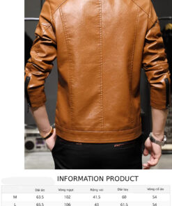 Mua áo da nam cao cấp thời trang - AD162