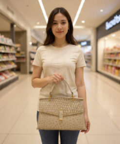 Túi xách đi chơi nữ hàng hiệu Shopviets - TX587 (2)