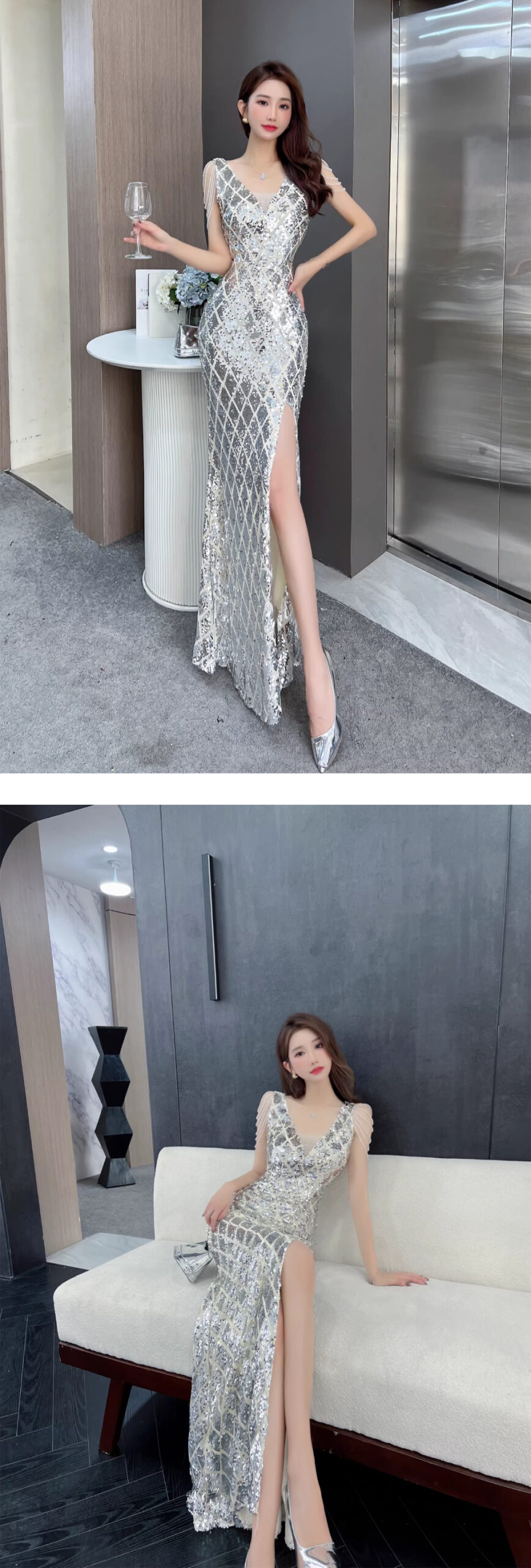 Đầm dạ hội đi đám cưới Shopviets TPHCM - VDH198 (3)