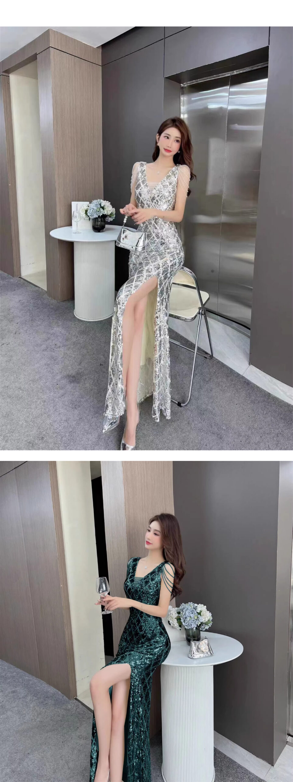 Đầm dạ hội đi đám cưới Shopviets TPHCM - VDH198 (3)