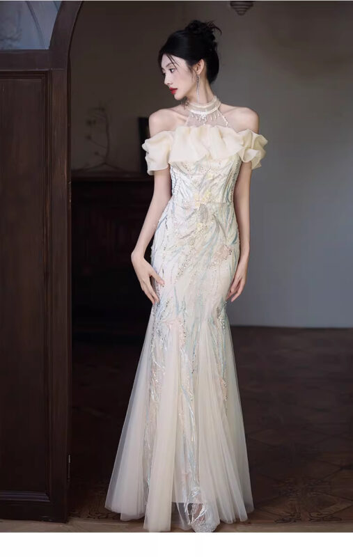 Đầm dạ hội cao cấp mua tại shopviets