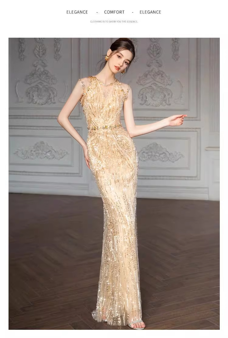 Địa chỉ bán đầm dạ hội cao cấp Shopviets - VDH201 (2)