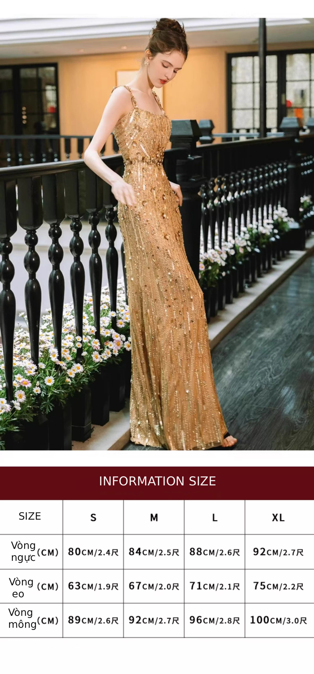 Địa chỉ bán đầm dạ hội đẹp ở TPHCM Shopviets - VDH200 (6)