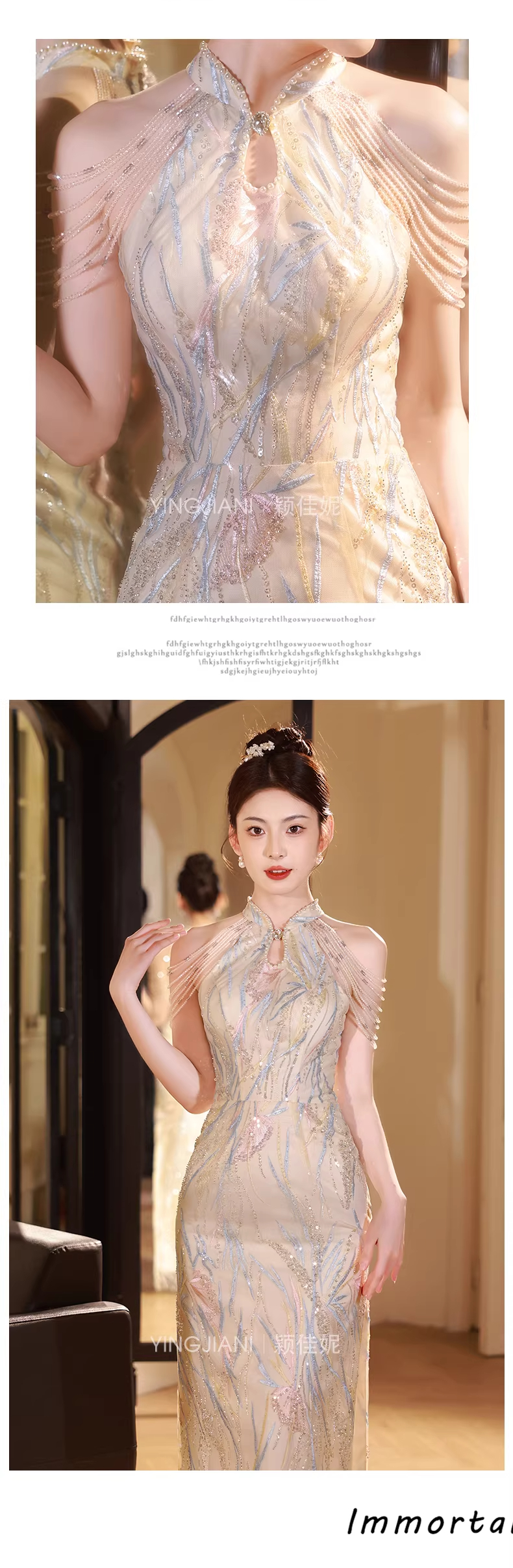 Mẫu đầm dạ hội mới nhất TP.HCM shopviets - VDH192 (3)