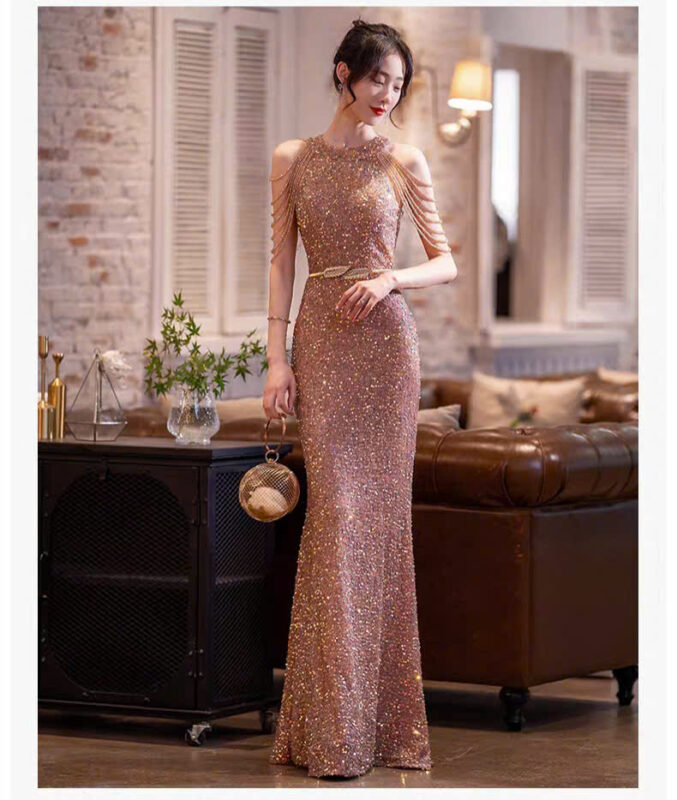 Địa chỉ bán đầm dạ hội đẹp ở tphcm - VDH155