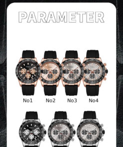 Đồng hồ dây da nam hàng hiệu Mẫu đồng hồ nam đẹp nhất hiện nay - DH210 (2)