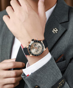 Đồng hồ dây da nam hàng hiệu Mẫu đồng hồ nam đẹp nhất hiện nay - DH210 (2)