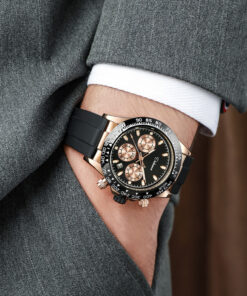 Đồng hồ dây da nam hàng hiệu Mẫu đồng hồ nam đẹp nhất hiện nay - DH210 (2)