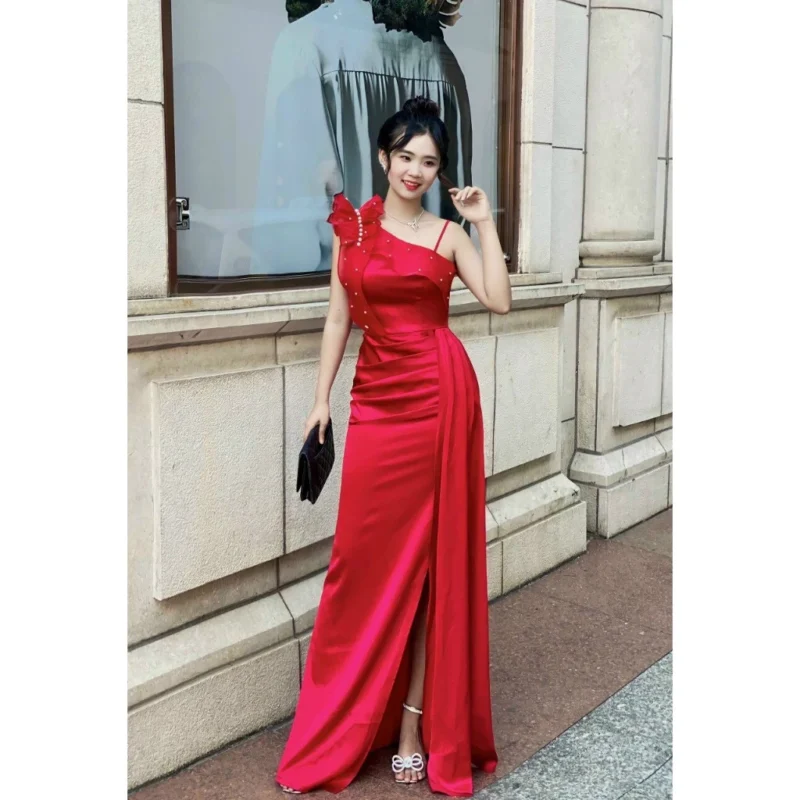 Đầm Dạ Hội Thiết Kế Lệch Vai Trẻ Trung - DHLK14 (7)