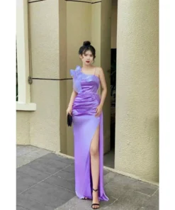 Đầm Dạ Hội Thiết Kế Lệch Vai Trẻ Trung - DHLK14 (7)