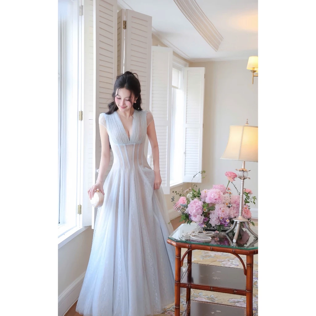 Đầm dạ hội Ren Dự Tiệc Y86 (Có Mút, 3 Lớp) Sang Trọng - DHLK19 (4)