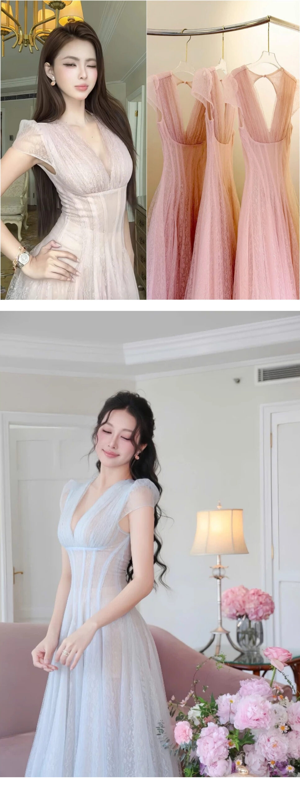 Đầm dạ hội Ren Dự Tiệc Y86 (Có Mút, 3 Lớp) Sang Trọng - DHLK19 (4)