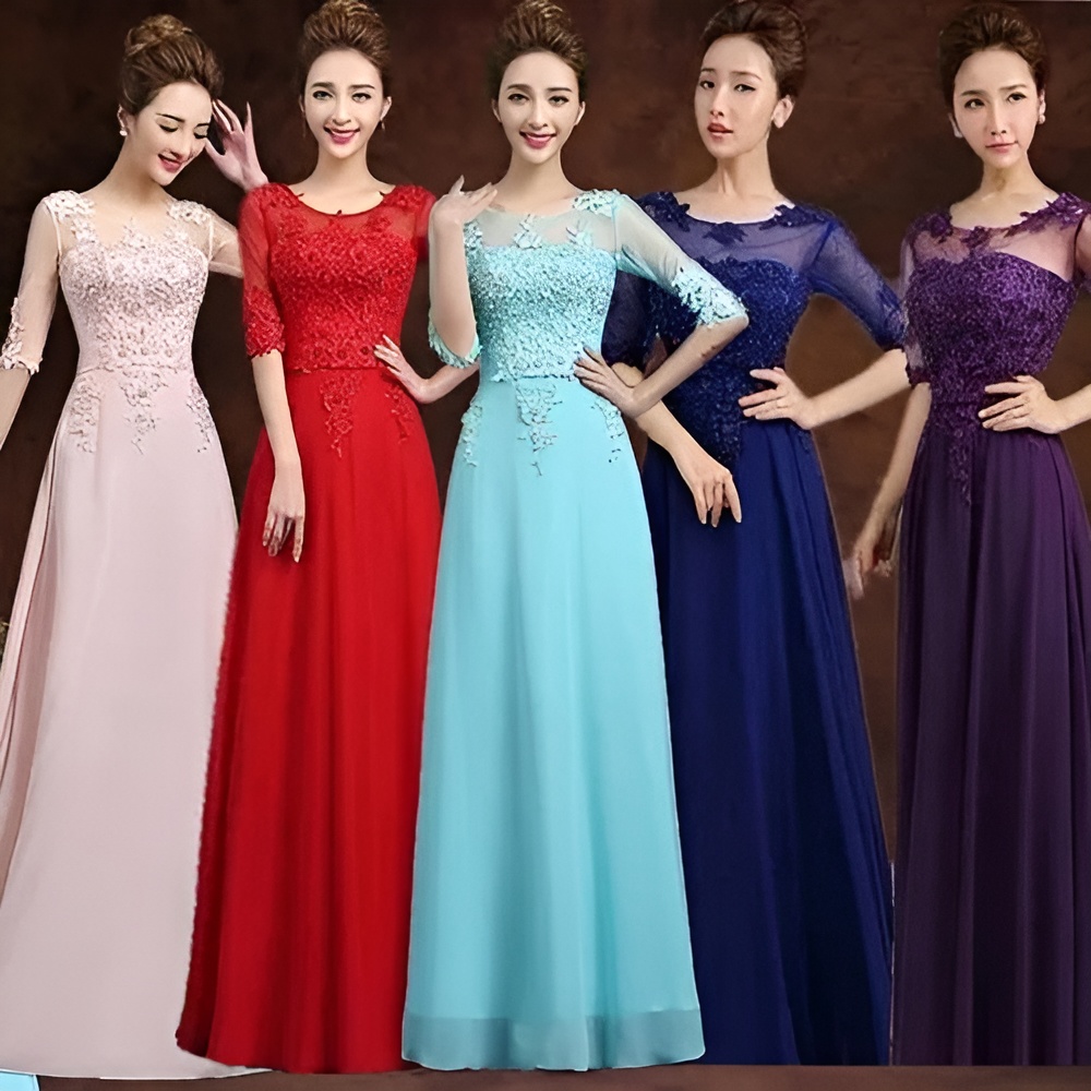 Đầm dạ hội sang trọng - DHLK07 (1)